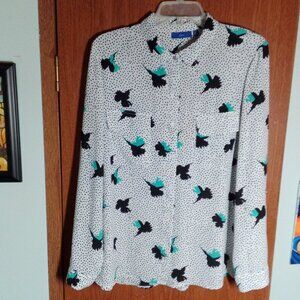 Apt. 9 Womens Long Sleeve Blouse